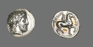 Tetradrachm (Coin) Depicting the God Zeus, Reign of Phillip II (359-336 BCE)