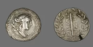 Diane Dephese Gallery: Tetradrachm (Coin) Depicting the Goddess Artemis Tauropolis, 158-149 BCE