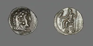 Tetradrachm (Coin) Portraying Alexander the Great Wearing the Head of the Nemean