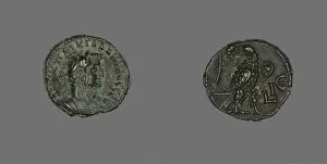 Billon Gallery: Tetradrachm (Coin) Portraying Emperor Gallienus, 267-268. Creator: Unknown