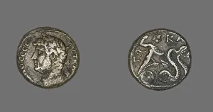 Tetradrachm (Coin) Portraying Emperor Hadrian, 136-137. Creator: Unknown