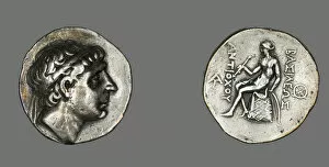 Antiochus I Gallery: Tetradrachm (Coin) Portraying King Antiochus I Soter, 281-261 BCE. Creator: Unknown