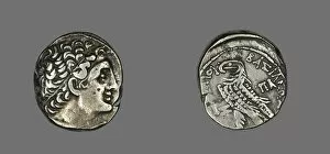Tetradrachm (Coin) Portraying King Ptolemy of Cyprus, 65-64 BCE. Creator: Unknown