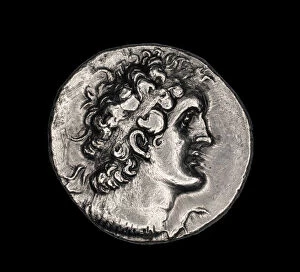 Ptolemaic Gallery: Tetradrachm (Coin) Portraying Ptolemy VIII Euergetes, 146-145 BCE, Reign of Ptolemy