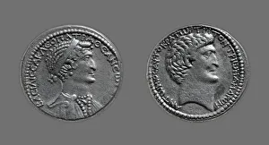 Mark Anthony Gallery: Tetradrachm (Coin) Portraying Queen Cleopatra VII, 37-33 BCE, issued by Mark Antony