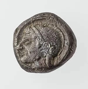 Drachma Prints: Tetradrachm, late 5th century BC. Creator: Unknown