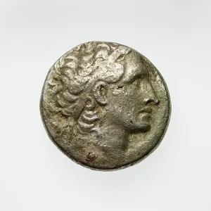 Ptolemy Xiii Prints: Tetradrachm with Ptolemy XIII (?), (1st century BC ?). Creator: Unknown