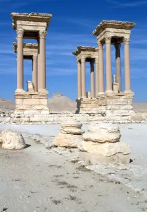 Palmyra Prints: The Tetrapylon, Palmyra, Syria