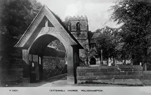 Wolverhampton Prints: Tettenhall Church, Wolverhampton. Creator: Unknown