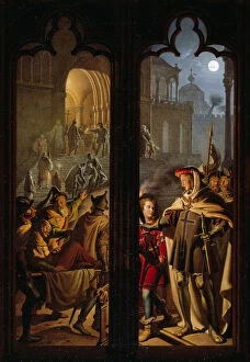 Teutonic Knights as orderlies in Jerusalem, 1824. Creator: Kolbe, Karl Wilhelm, the Younger