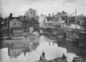 Water Surface Prints: Tewkesbury, c1896. Artist: AW Allard