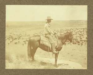 A Texas cowboy, 1907. Creator: Smith, Erwin Evans (1886-1947)