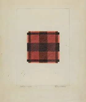 Cheney Gallery: Textile, 1935 / 1942. Creator: Clyde L. Cheney