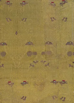 Palm Leaf Prints: Textile, Birds, Dragon, and Palmette Motives, Italian, 13th-14th century