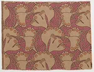 Decorative Fabric Gallery: Textile design, 1898. Creator: Moser, Koloman (1868-1918)
