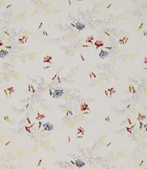 Textile Design For the Trekhgornaya Manufaktura, 1912. Artist: Anonymous