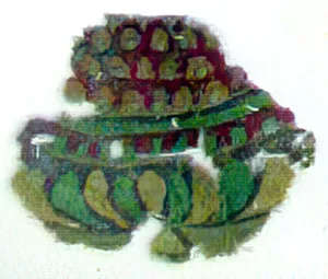Wool Gallery: Textile Fragment, Coptic, 5th century. Creator: Unknown