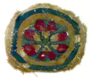 Wool Gallery: Textile Fragment, Coptic, 6th century. Creator: Unknown