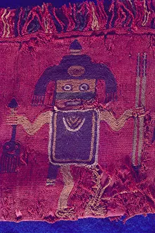 Textiles, Paracas Culture, Peru, 2015. Creator: Luis Rosendo