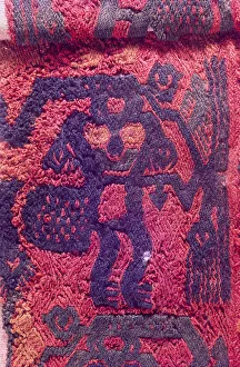 Textiles, Paracas Culture, Peru, 2015. Creator: Luis Rosendo