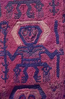 Textiles, Paracas Culture, Peru, 2015. Creator: Luis Rosendo