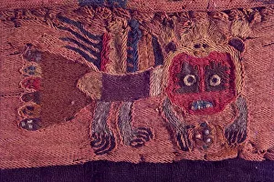 Textiles, Paracas Culture, Peru, 2015. Creator: Luis Rosendo