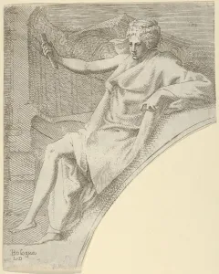 L And Xe9 Collection: Thalia, ca. 1540-45. Creator: Leon Davent
