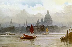 Burgess Collection: The Thames, 1902-1903. Artist: Fred Burgess