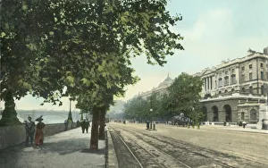 Embankment Prints: The Thames Embankment and Somerset House, London, c1915. Creator: Unknown
