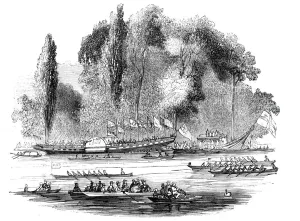 Putney Collection: Thames Grand Regatta, 1844. Creator: Unknown