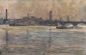 Studio Volume 32 Prints: The Thames, London, c1893. Artist: Frederic Houbron