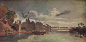 Studio Publications Collection: The Thames near Walton Bridges, 1805, (1938). Artist: JMW Turner