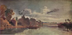 Studio Publications Collection: The Thames near Walton Bridges, 1805, (1938). Artist: JMW Turner