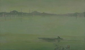 Whistler J Mcneill Prints: Thames Nocturne, about 1872. Creator: James Abbott McNeill Whistler