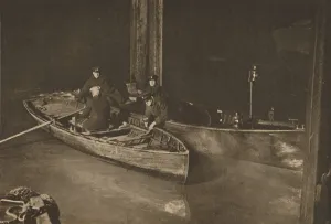 Thames Police on the Night Patrol Which Guards The Safety of the River, c1935 Thames Police on the Night Patrol Which Guards The Safety of the River, c1935
