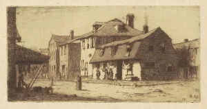 Platt Charles A Prints: Thames Street, Newport, 1881. Creator: Charles A Platt