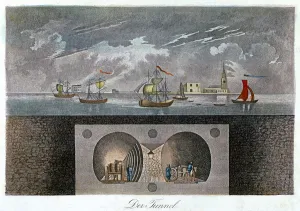 Isambard Kingdom Prints: Thames Tunnel, c1830