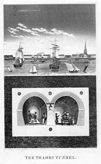 Sir Marc Isambard Prints: The Thames Tunnel, London, c1825-c1845