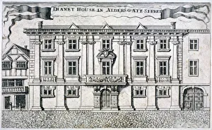Aldersgate Street Prints: Thanet House, Aldersgate Street, London, c1750
