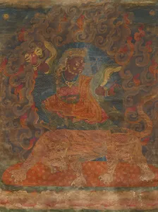 Thanka Prints: Thangka of Dorje Drolo, 17th century. Creator: Tibetan Culture