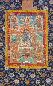 Buddha Prints: Thangka of the six-armed Mahakala, 19th century. Creator: Tibetan culture