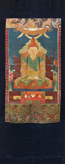 Vajradhara Prints: Thangka of the Tibetan king Songtsen Gampo, 18th century. Creator: Tibetan culture