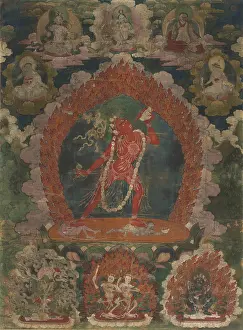 Thangka of Vajrayogini, End of 18th-early 19th century. Creator: Tibetan culture