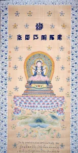 Thanka Collection: Thanka (Religious Picture), China, Qing dynasty(1644-1911), 1743 / 44. Creator: Unknown