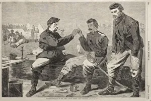 Winslow Homer American Prints: Thanksgiving Day in the Army - After Dinner: The Wish-Bone