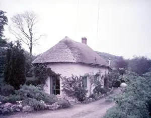 Cottages Prints: Thatched cottage at Hole Village