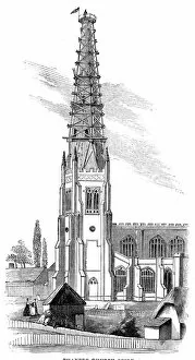 Thaxted Church Spire, 1844. Creator: Unknown