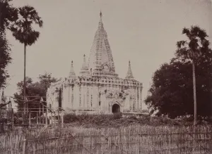 Myanmar Prints: Thayet Myo: Pagoda on the South of Cantonment, August 8, 1855