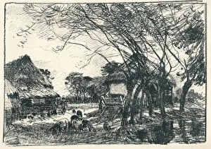 Studio Volume 2 Prints: At the Back of the Farm, c19th century. Artist: Mark Fisher