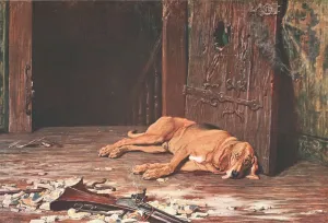 Sentimental Gallery: The Last of the Garrison, c1875, (c1902). Creator: Unknown